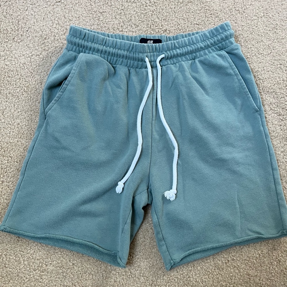 H&M turquoise shorts - M